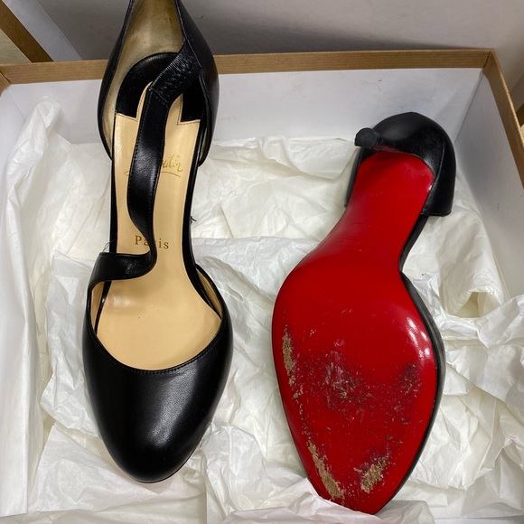 Red bottoms they are to small wore twice - Picture 3 of 3